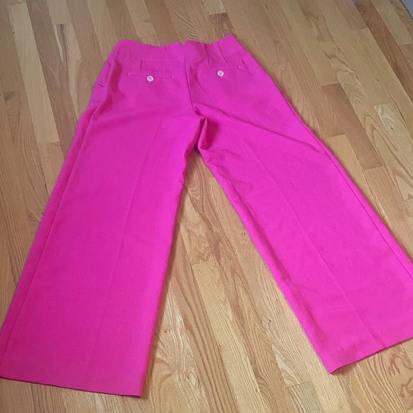 Anthropologie Pink Wide-Leg Pants - Picture 8 of 9